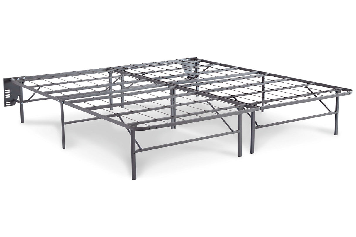 Better than a Boxspring Gray 2-Piece King Foundation from Ashley - Luna Furniture