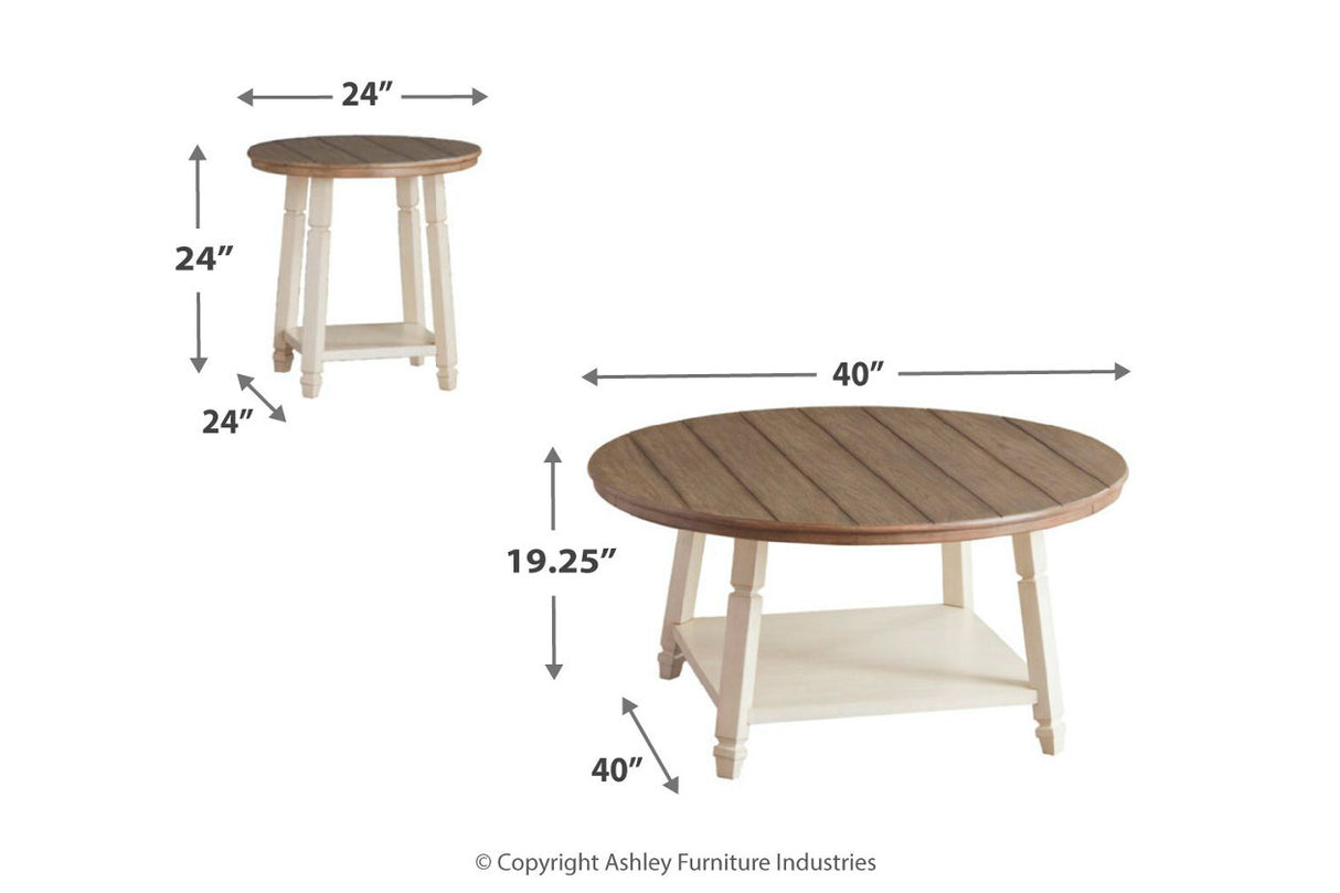 Bolanbrook Two-tone Table from Ashley - Luna Furniture