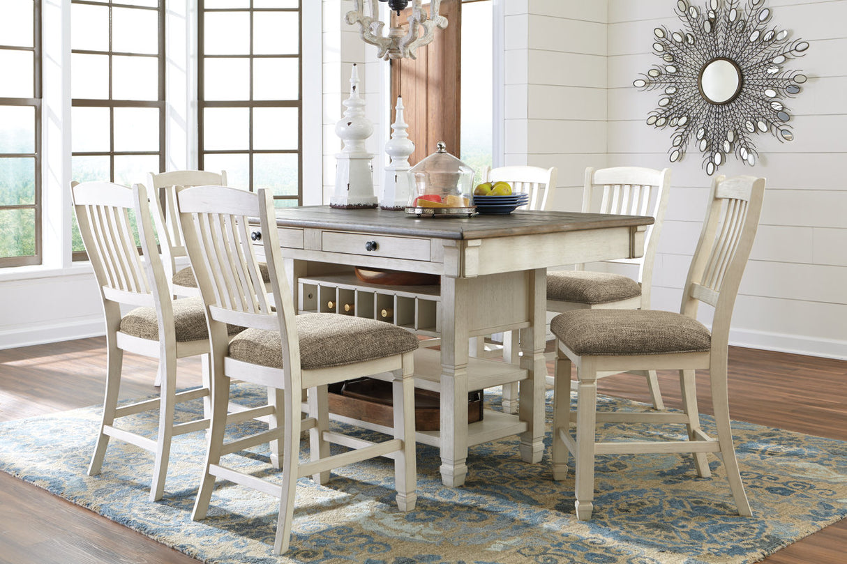 Bolanburg Antique White Counter Height Dining Table from Ashley - Luna Furniture
