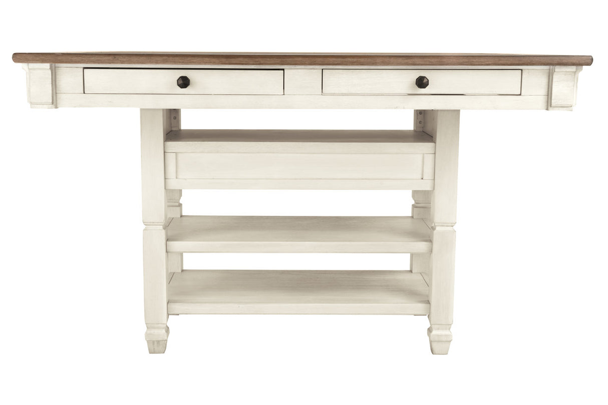 Bolanburg Antique White Counter Height Dining Table from Ashley - Luna Furniture