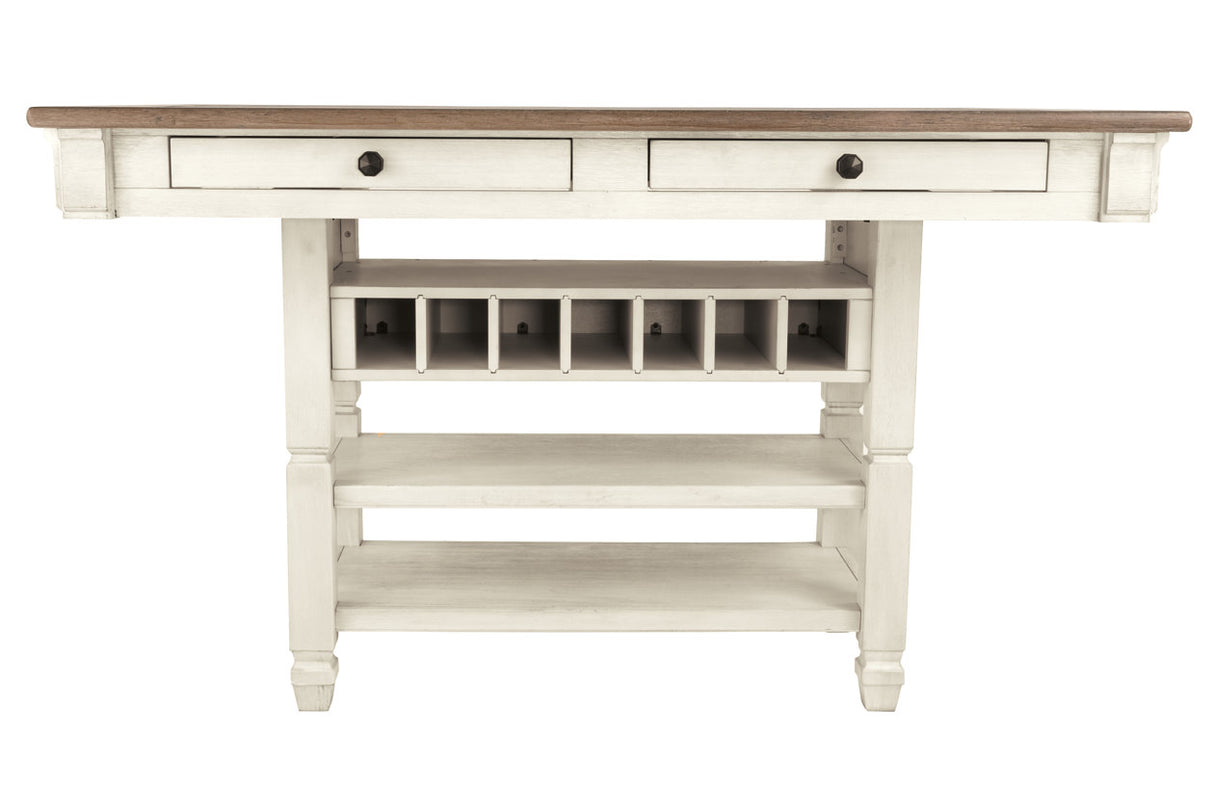 Bolanburg Antique White Counter Height Dining Table from Ashley - Luna Furniture