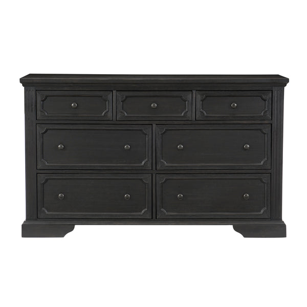 Bolingbrook Wire-Brushed Charcoal Dresser