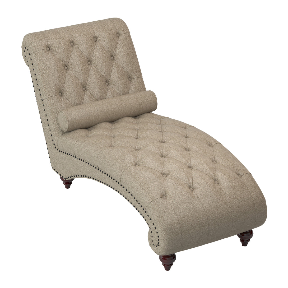 Bonne Brown Chaise from Homelegance - Luna Furniture