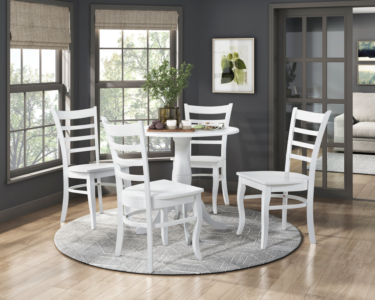 Bonnie White Dining Side Chair, Set of 2 from Homelegance - Luna Furniture