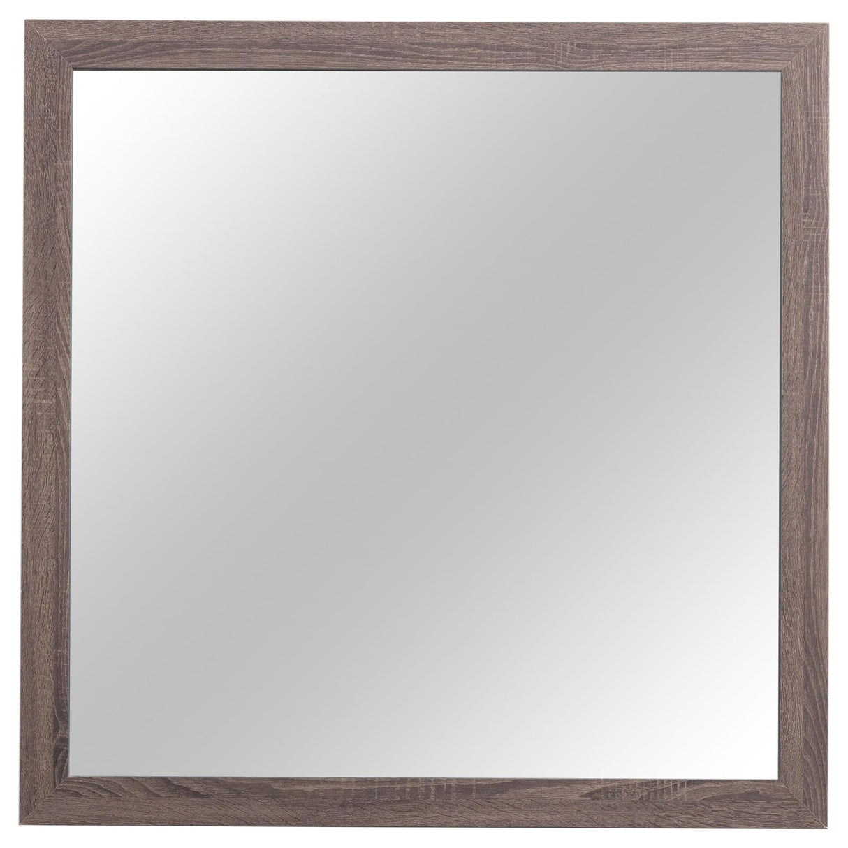 Brantford Barrel Oak Rectangle Dresser Mirror (Mirror Only) from Coaster - Luna Furniture