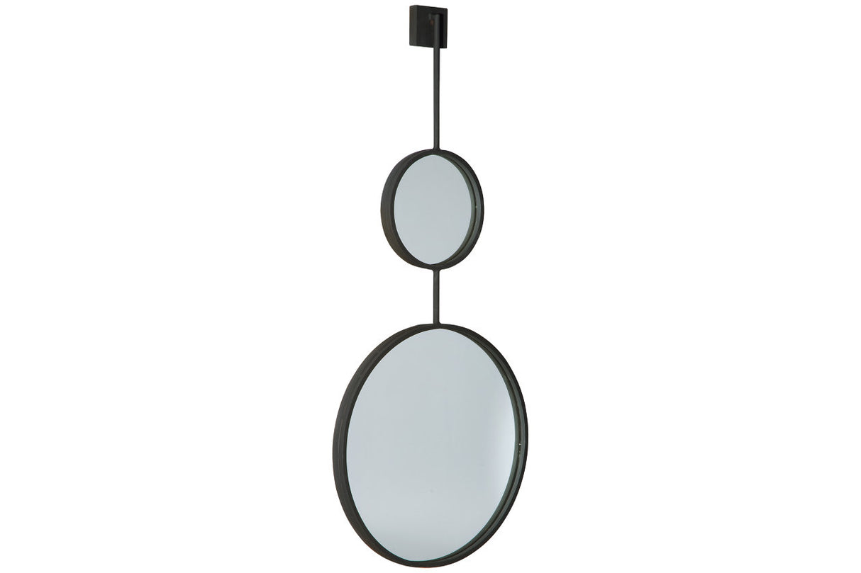 Brewer Black Accent Mirror from Ashley - Luna Furniture