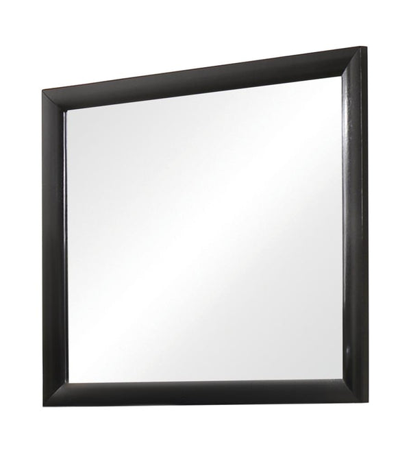 Briana Black Rectangle Dresser Mirror (Mirror Only)