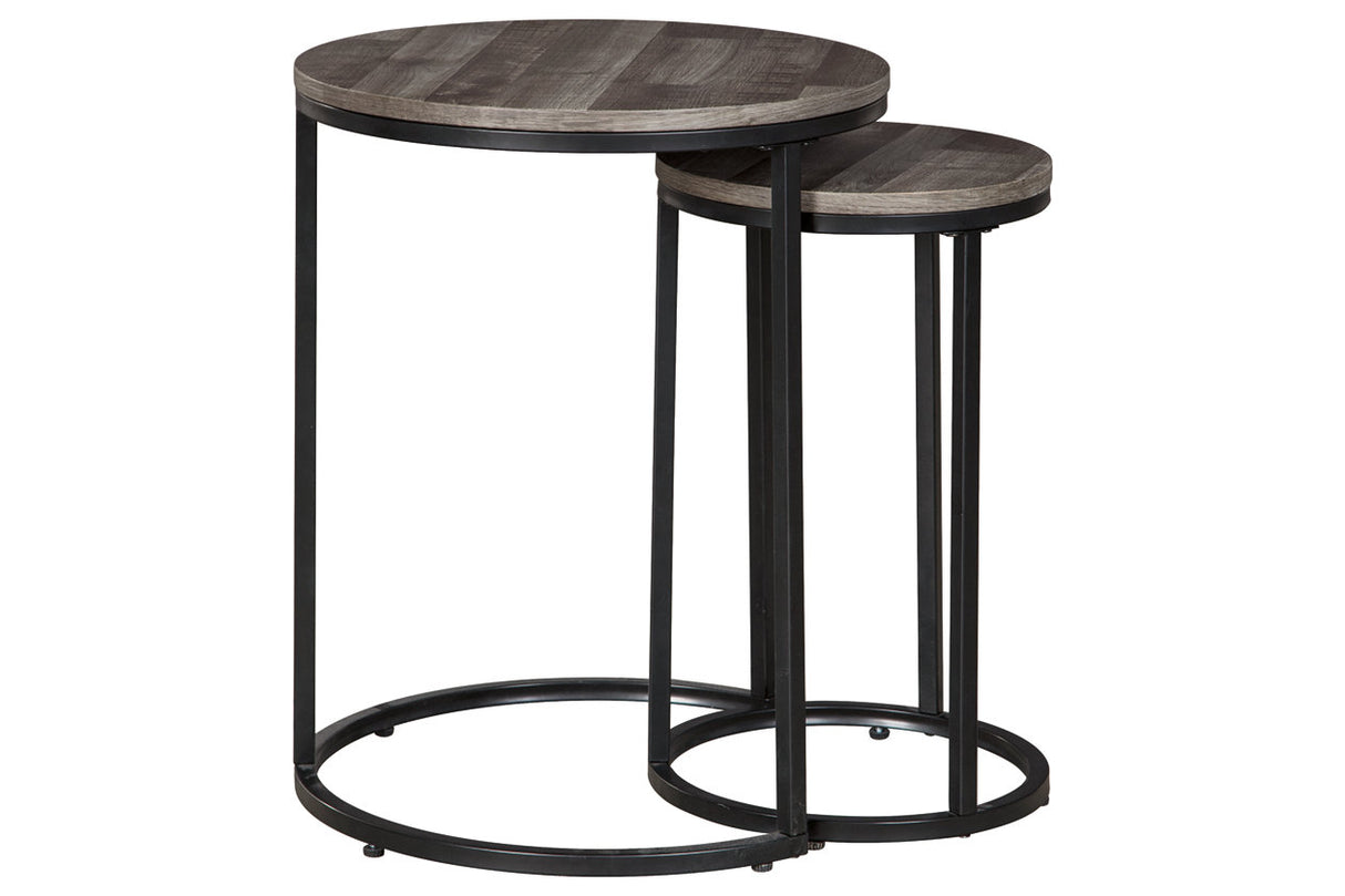 Briarsboro Black/Gray Accent Table from Ashley - Luna Furniture