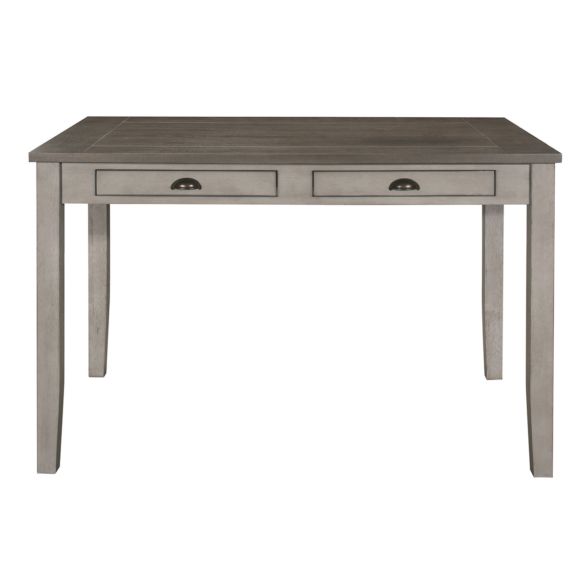Brightleaf Brown/Light Gray 60" Counter Height Set from Homelegance - Luna Furniture