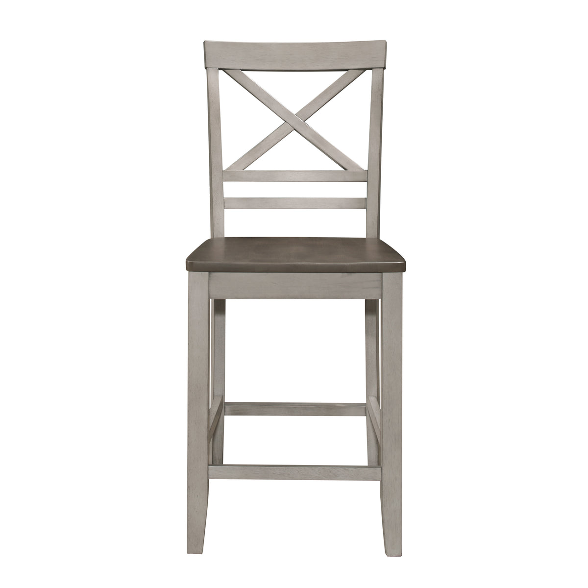 Brightleaf Brown/Light Gray 60" Counter Height Set from Homelegance - Luna Furniture