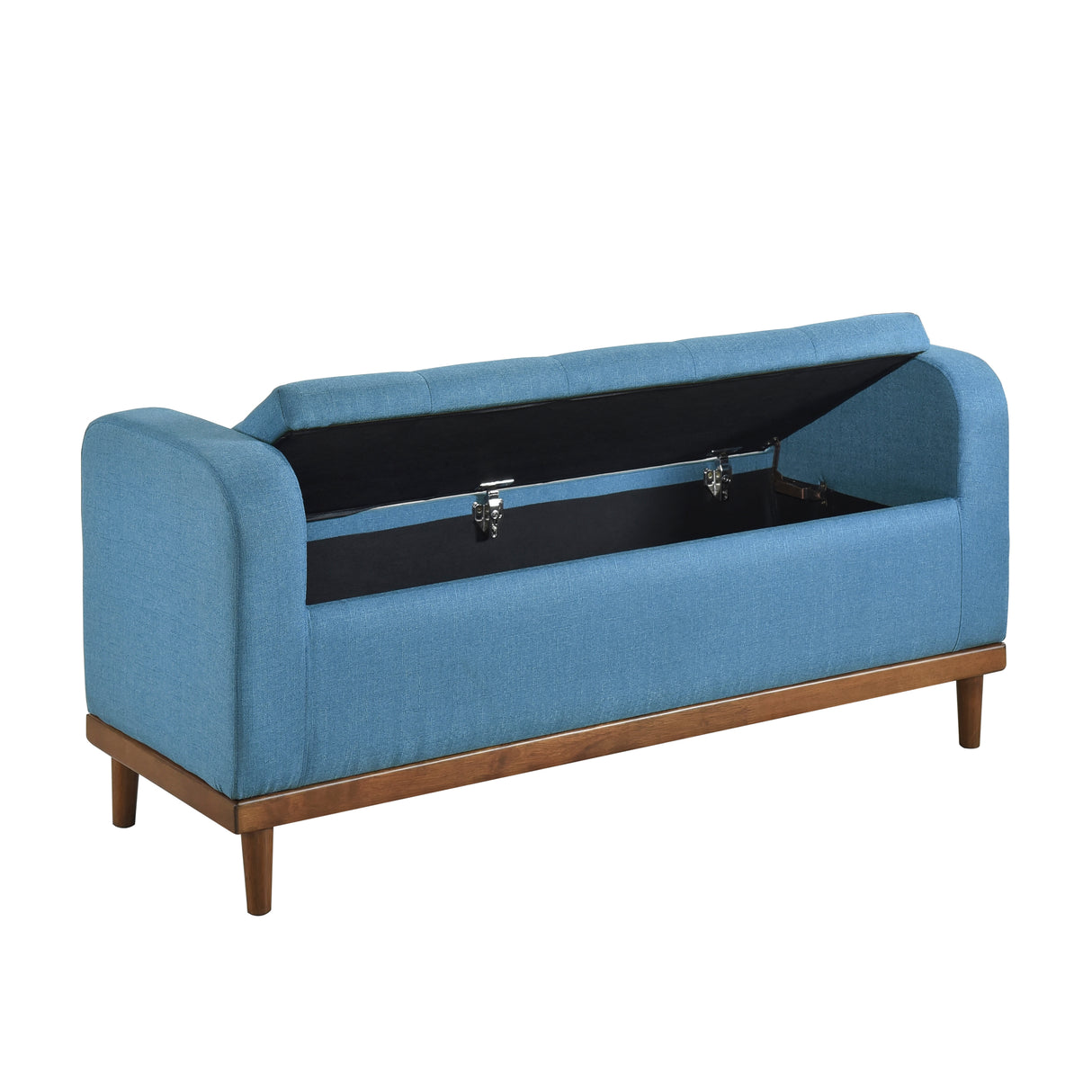 Brigitte Blue Lift Top Storage Bench from Homelegance - Luna Furniture