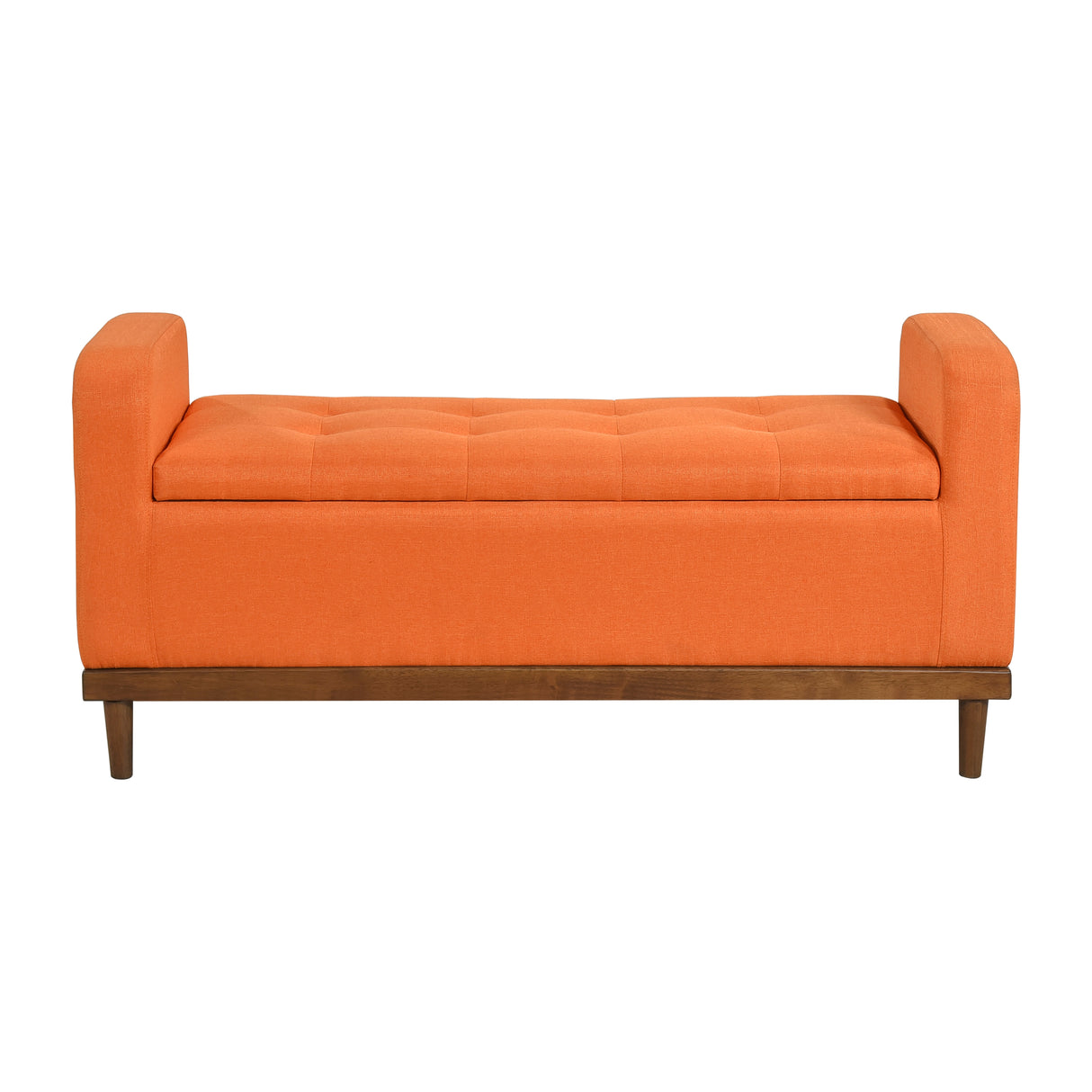 Brigitte Orange Lift Top Storage Bench from Homelegance - Luna Furniture