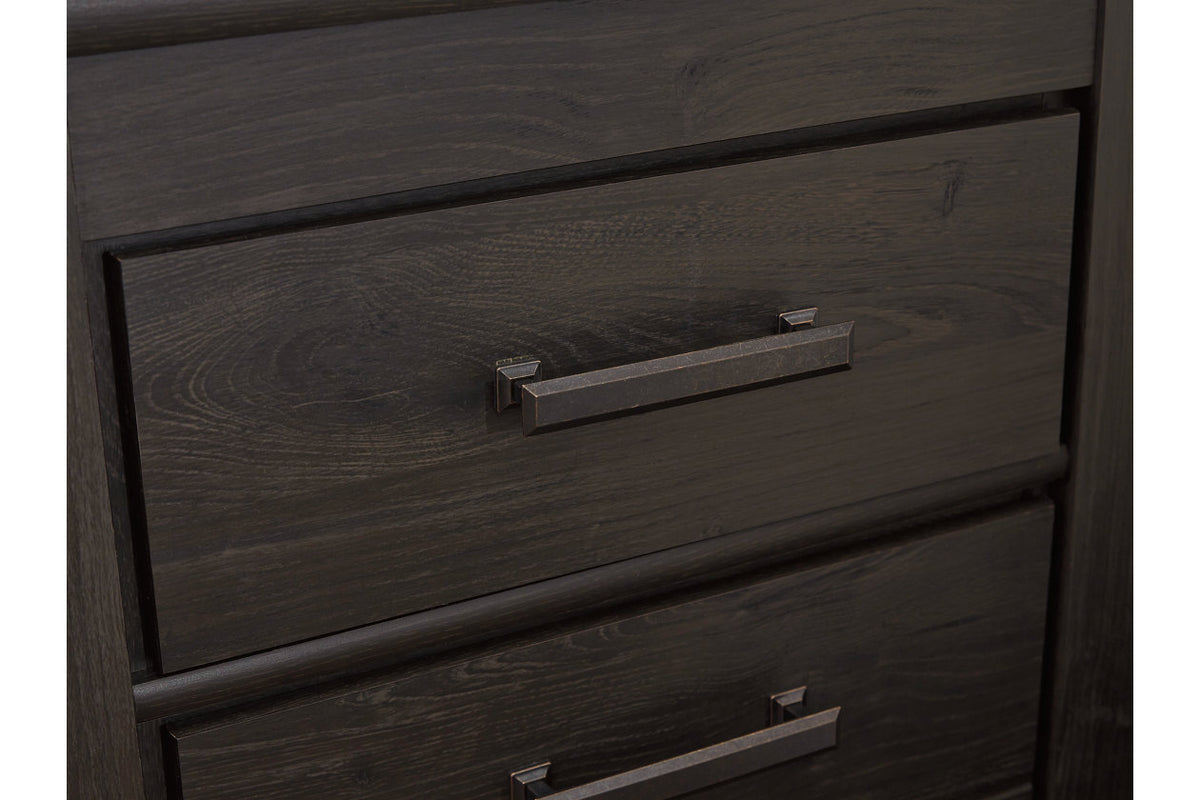 Brinxton Charcoal Chest of Drawers from Ashley - Luna Furniture