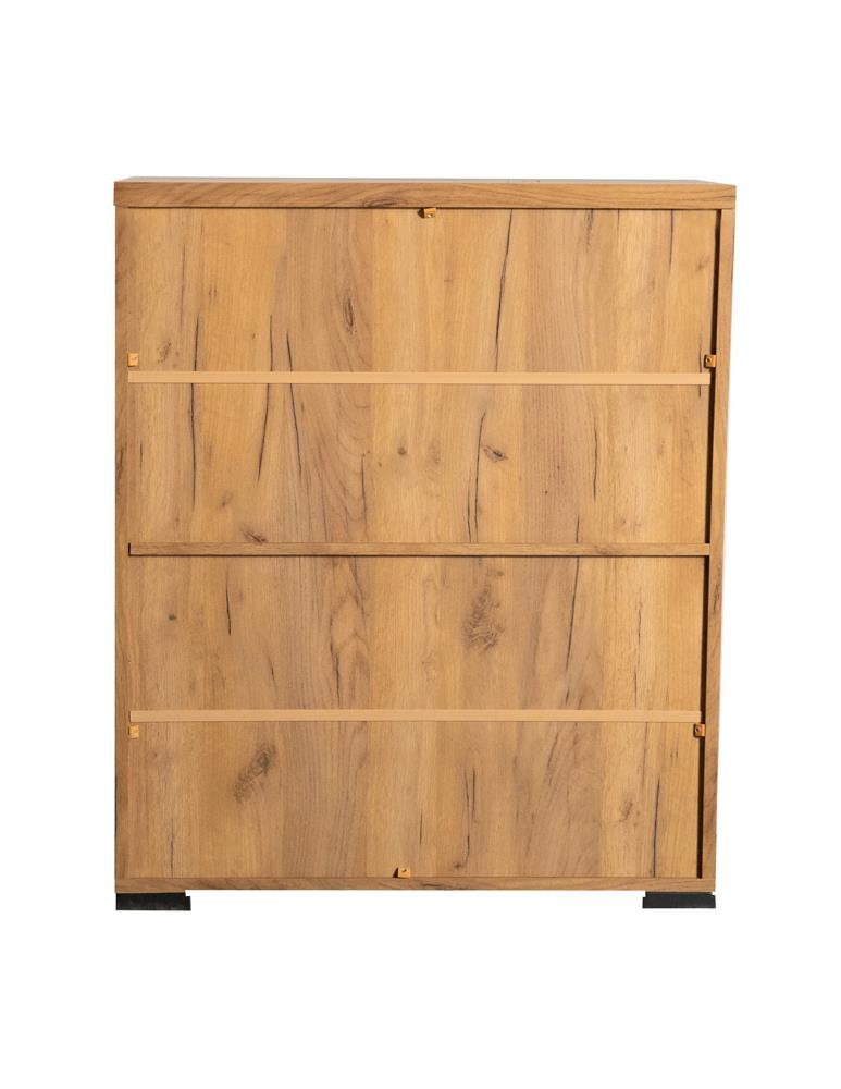 Bristol Golden Oak Metal Mesh Door Accent Cabinet from Coaster - Luna Furniture