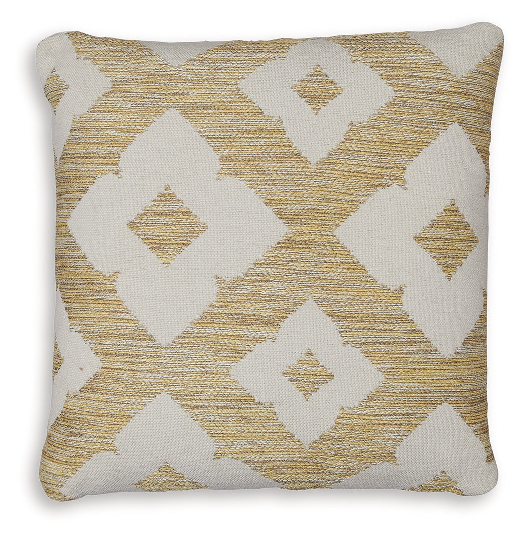 Brockner Next-Gen Nuvella Brown/Yellow Pillow (Set of 4) from Ashley - Luna Furniture