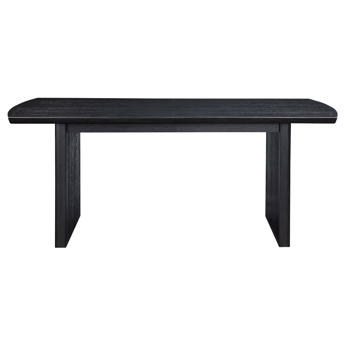 Brookmead Black 7-Piece Rectangular Dining Set with 18" Removable Extension Leaf from Coaster - Luna Furniture