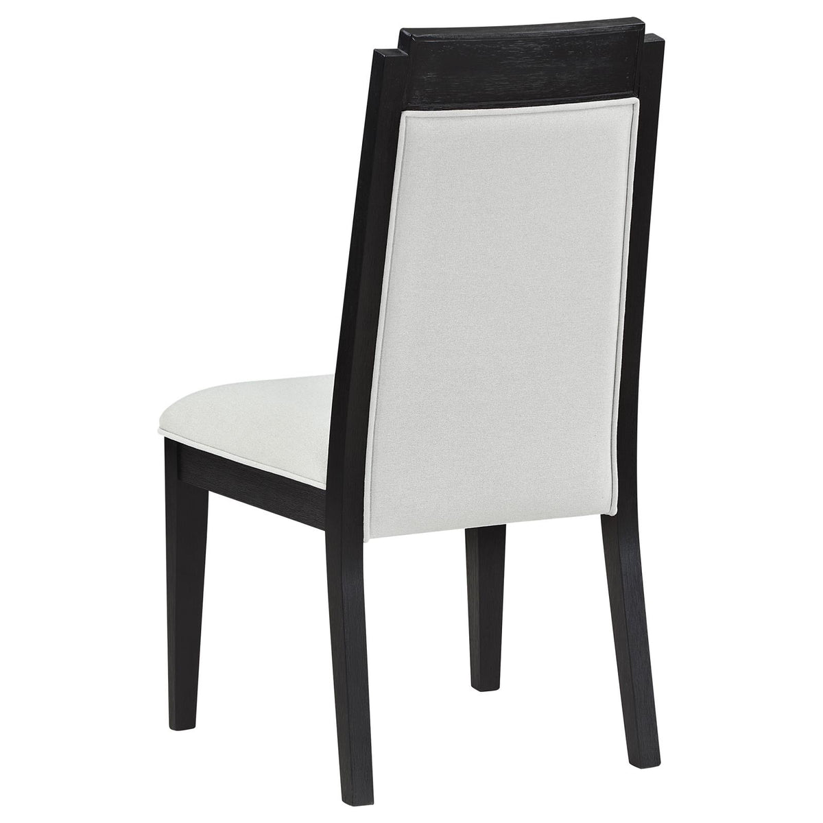 Brookmead Black 7-Piece Rectangular Dining Set with 18" Removable Extension Leaf from Coaster - Luna Furniture