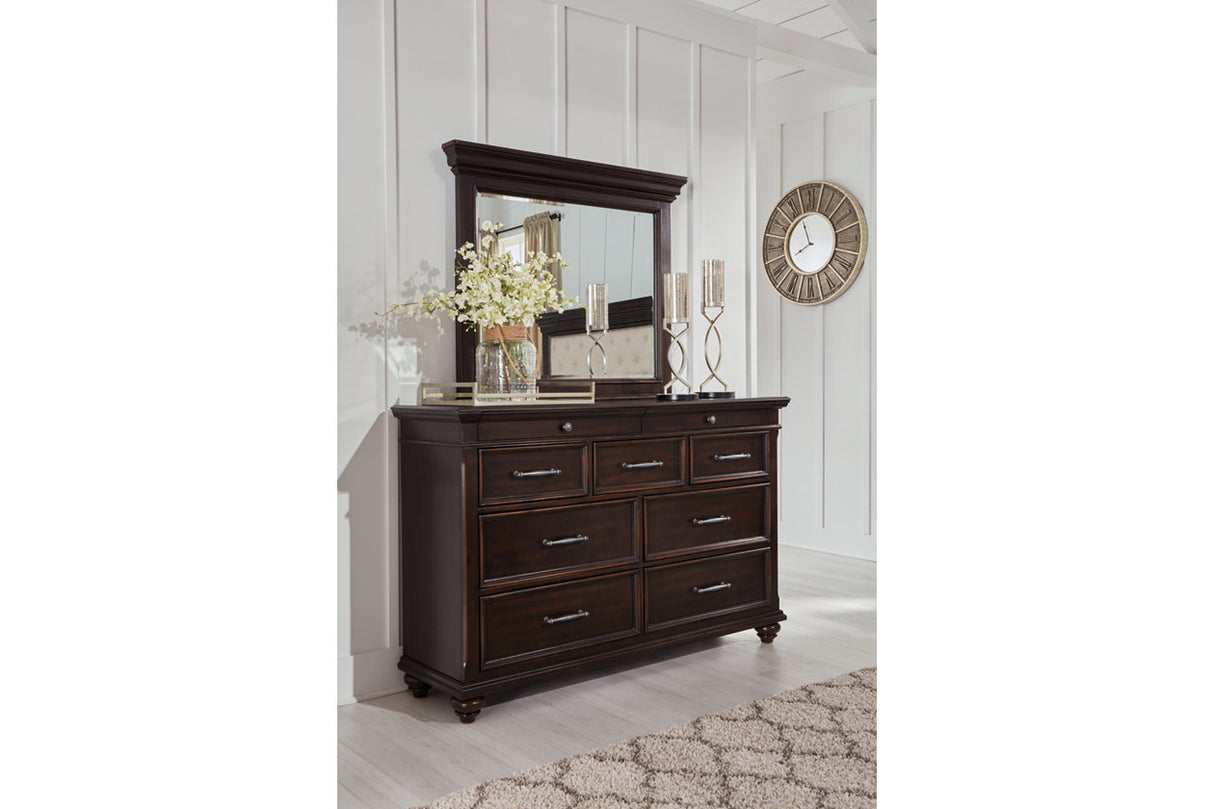 Brynhurst Dark Brown Bedroom Mirror (Mirror Only) from Ashley - Luna Furniture