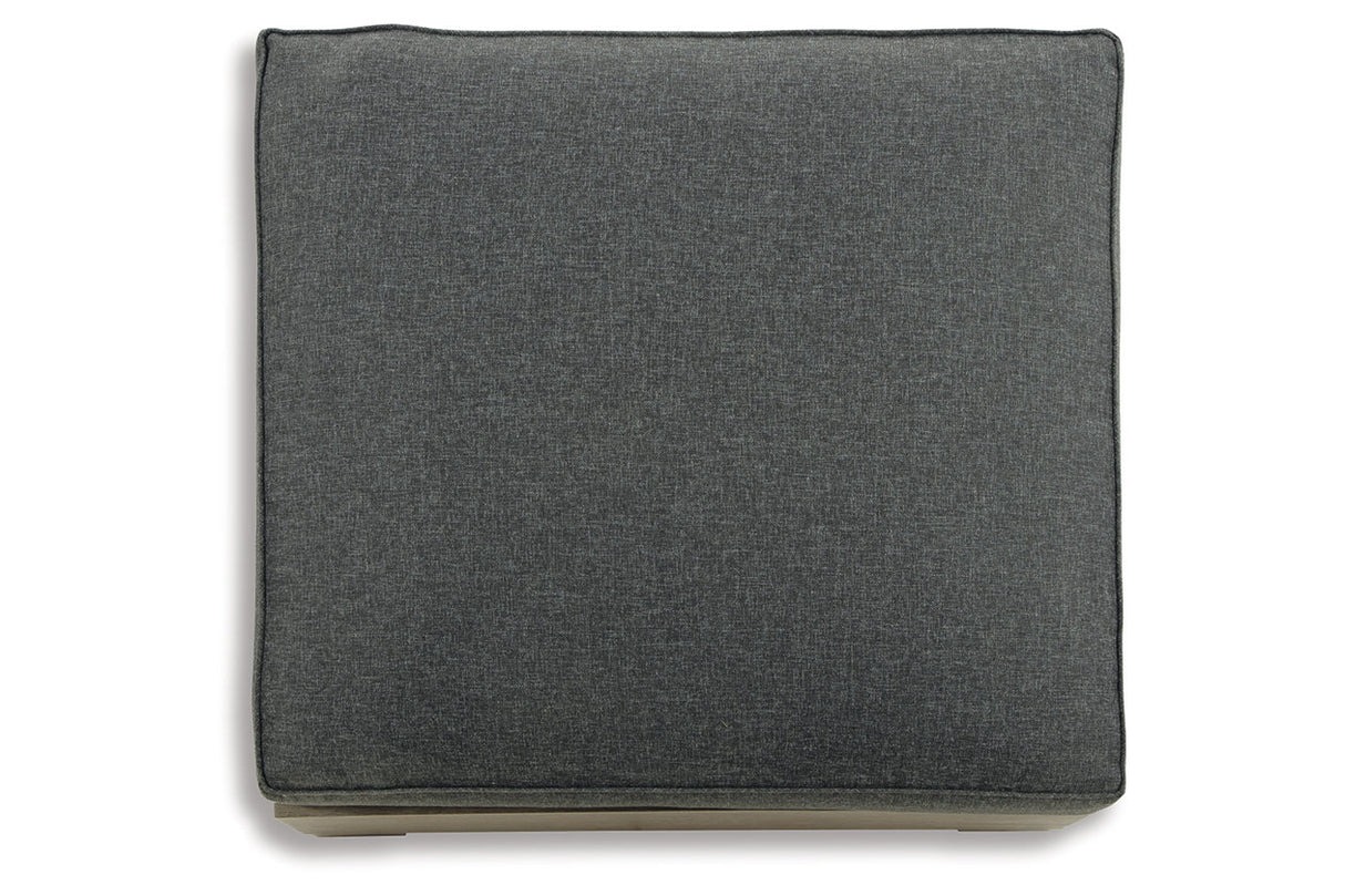 CITRINE PARK Brown Outdoor Ottoman with Cushion from Ashley - Luna Furniture