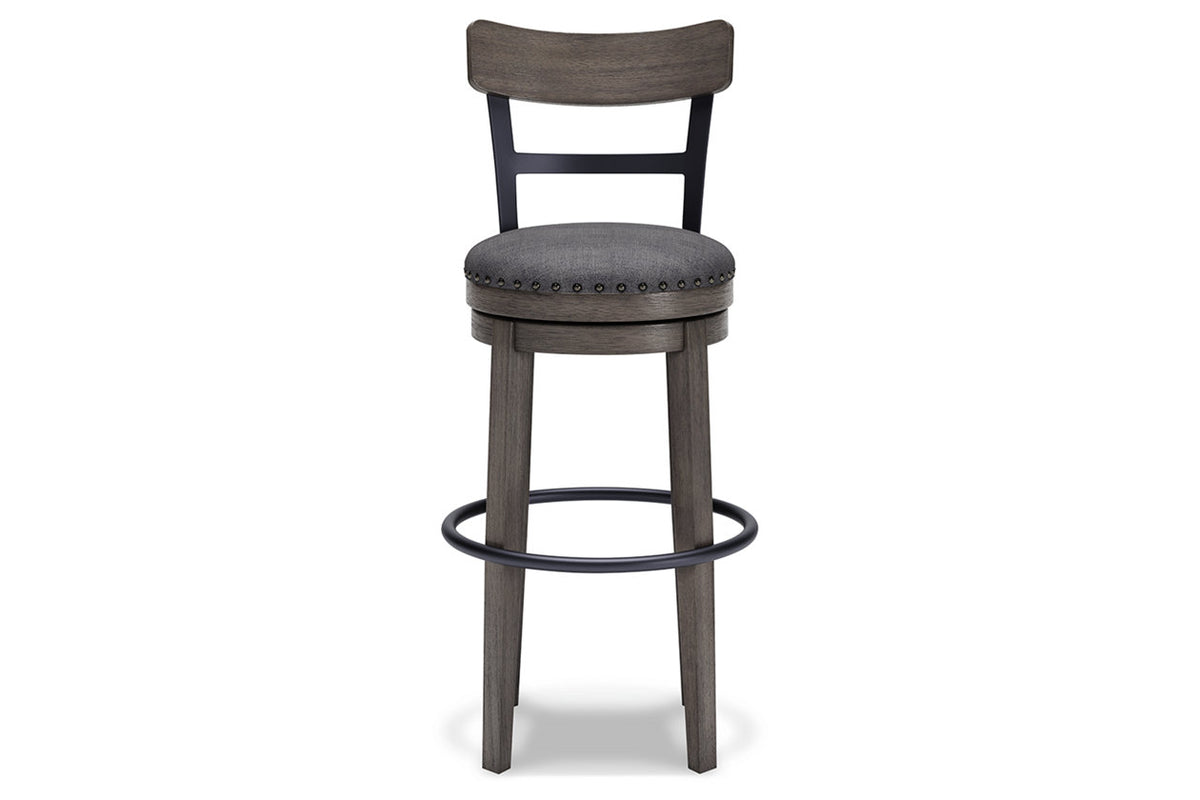 Caitbrook Gray Bar Height Barstool from Ashley Furniture - Luna Furniture