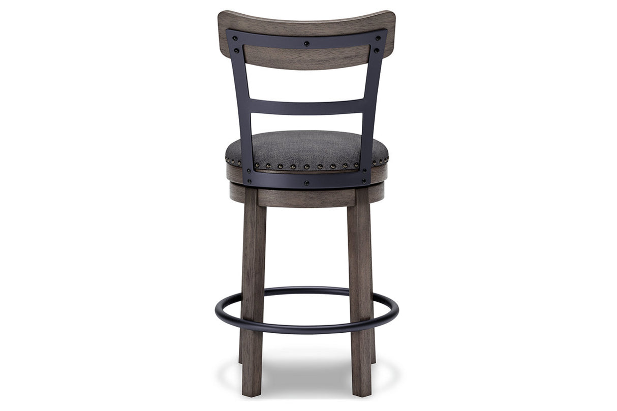 Caitbrook Gray Counter Height Barstool from Ashley - Luna Furniture