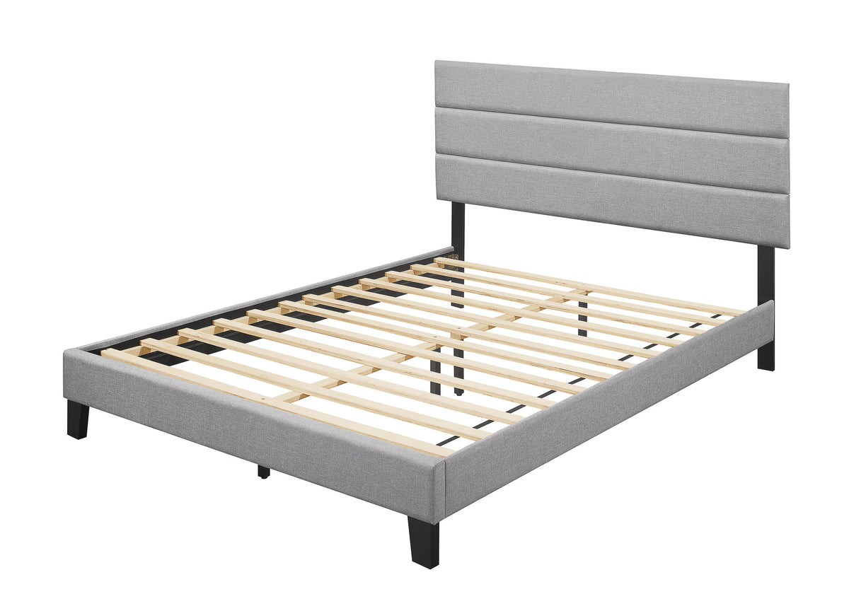 Calnory Gray Queen Platform Bed from Happy Homes - Luna Furniture