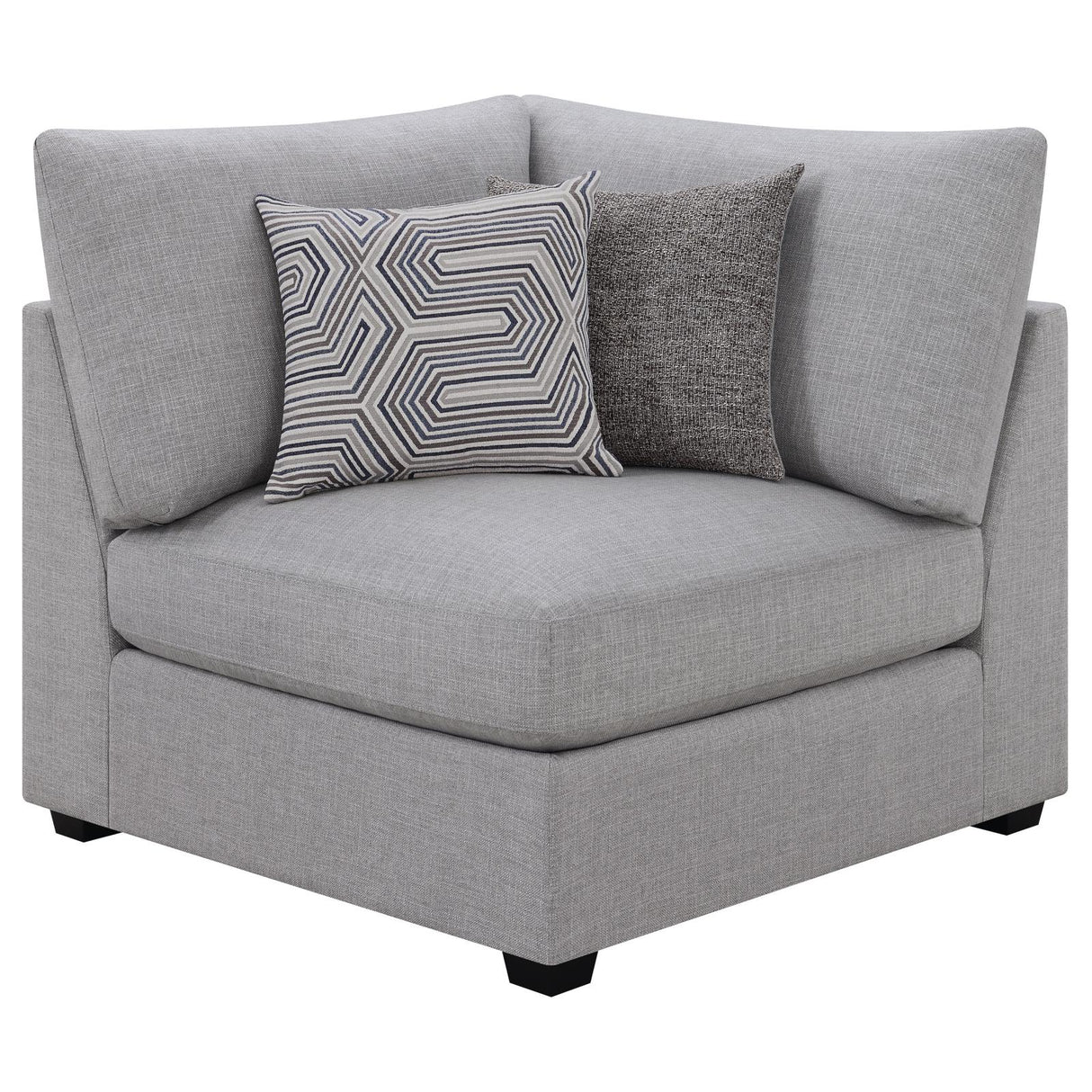 Cambria Gray Upholstered 4-Piece Modular Sectional from Coaster - Luna Furniture