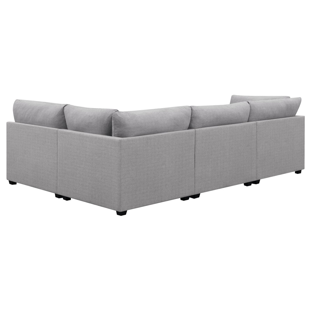 Cambria Gray Upholstered 4-Piece Modular Sectional from Coaster - Luna Furniture
