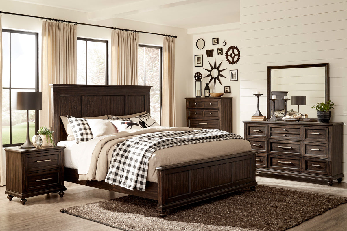 Cardano Driftwood Charcoal Dresser from Homelegance - Luna Furniture