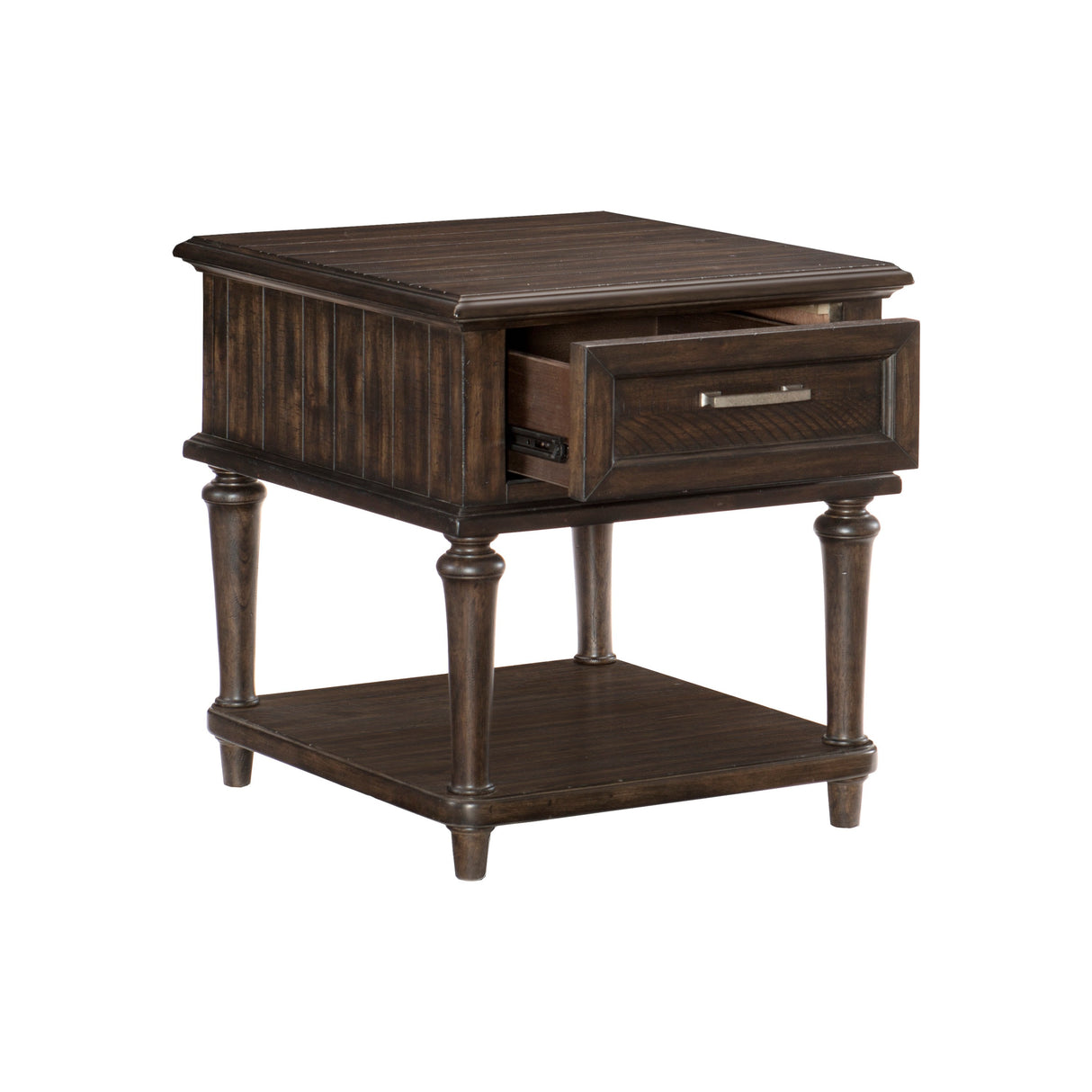 Cardano Driftwood Charcoal End Table from Homelegance - Luna Furniture