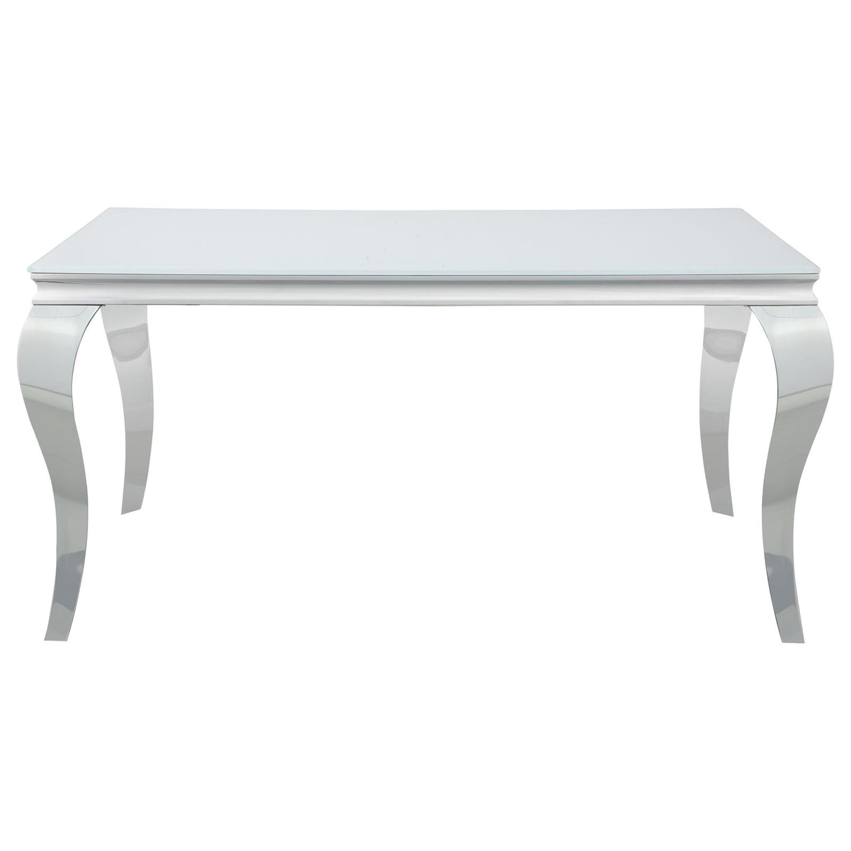 Carone Gray and Chrome 5-Piece 61" Rectangular Dining Set from Coaster - Luna Furniture