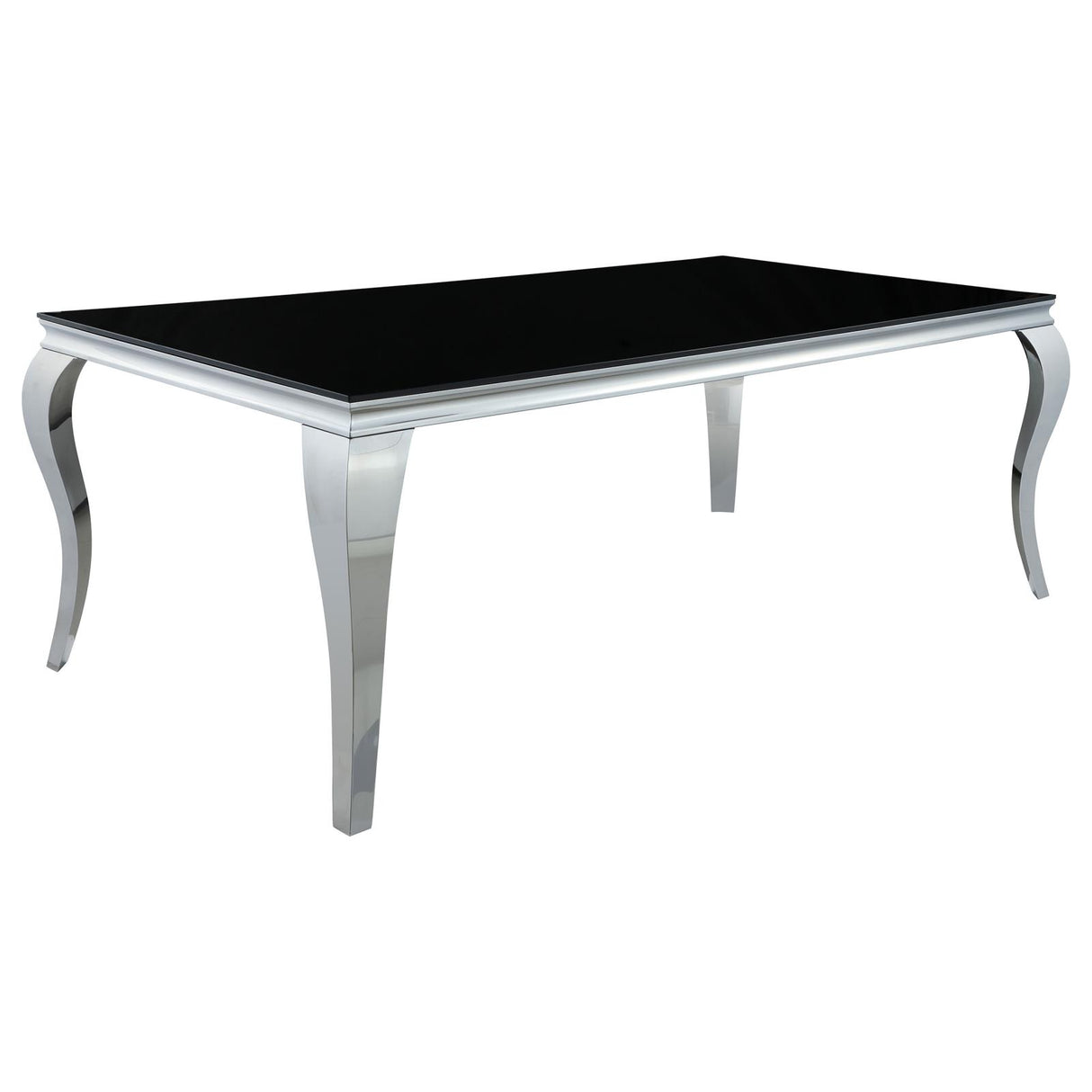 Carone Gray and Chrome 5-Piece 81" Rectangular Dining Set from Coaster - Luna Furniture