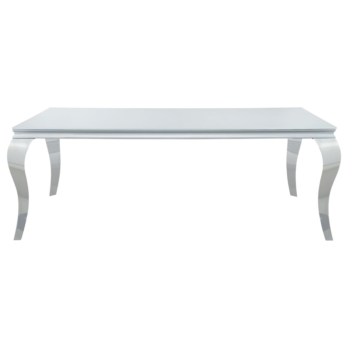 Carone Gray and Chrome 5-Piece 81" Rectangular Dining Set from Coaster - Luna Furniture