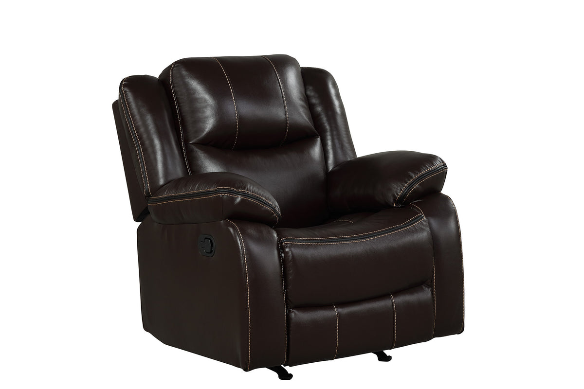Carter Brown 3-Piece Reclining Living Room Set from Happy Homes - Luna Furniture