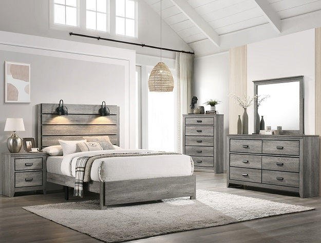 Carter Gray Bedroom Mirror (Mirror Only) from Crown Mark - Luna Furniture