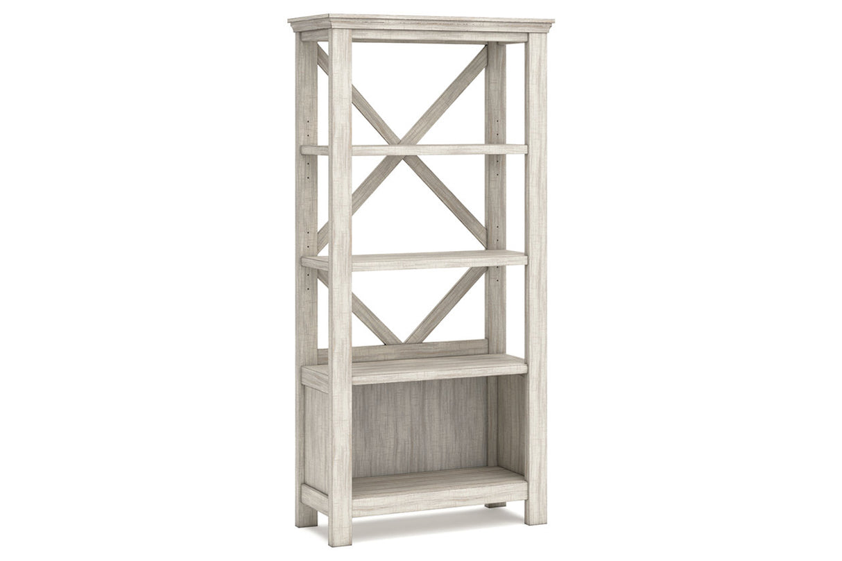Carynhurst Whitewash 75" Bookcase from Ashley - Luna Furniture
