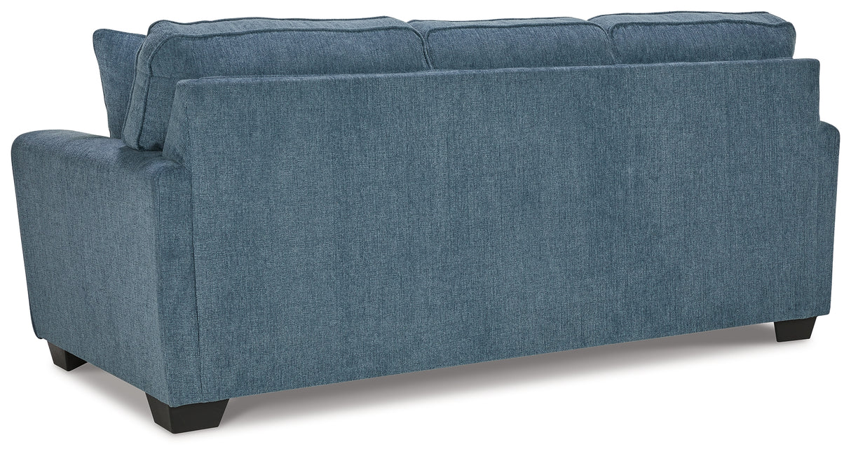 Cashton Blue Queen Sofa Sleeper from Ashley Furniture - Luna Furniture