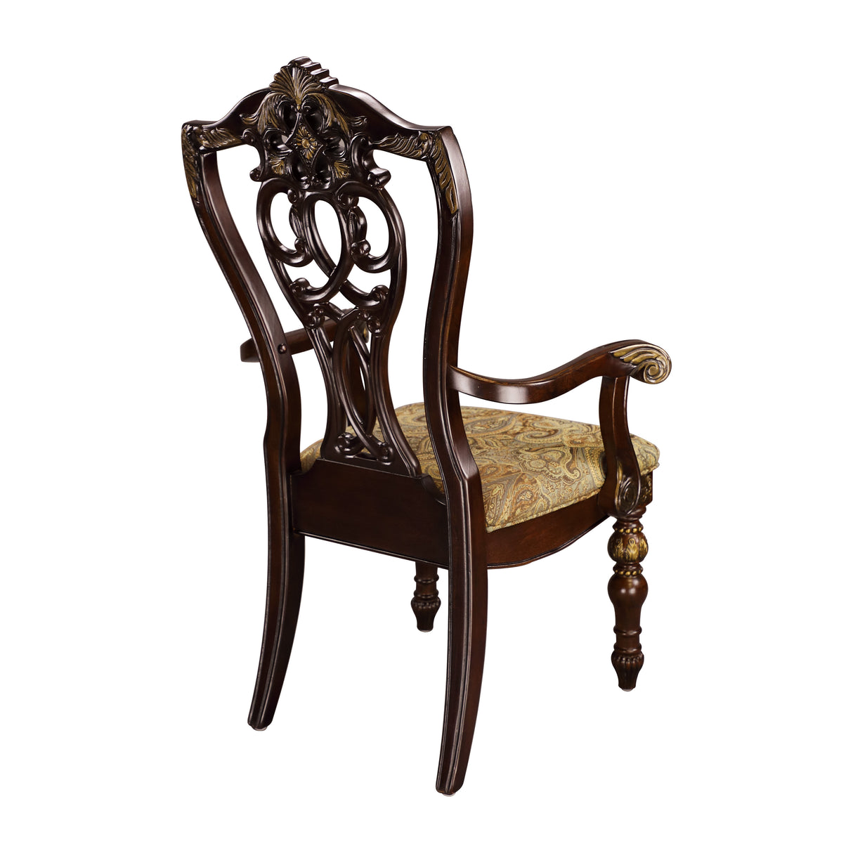 Catalonia Cherry Dining Arm Chair, Set of 2 from Homelegance - Luna Furniture