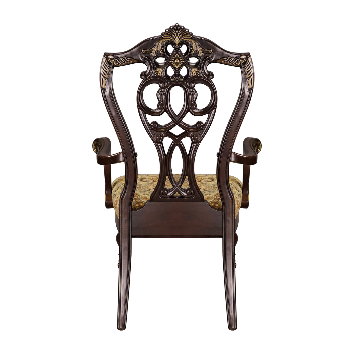 Catalonia Cherry Dining Arm Chair, Set of 2 from Homelegance - Luna Furniture