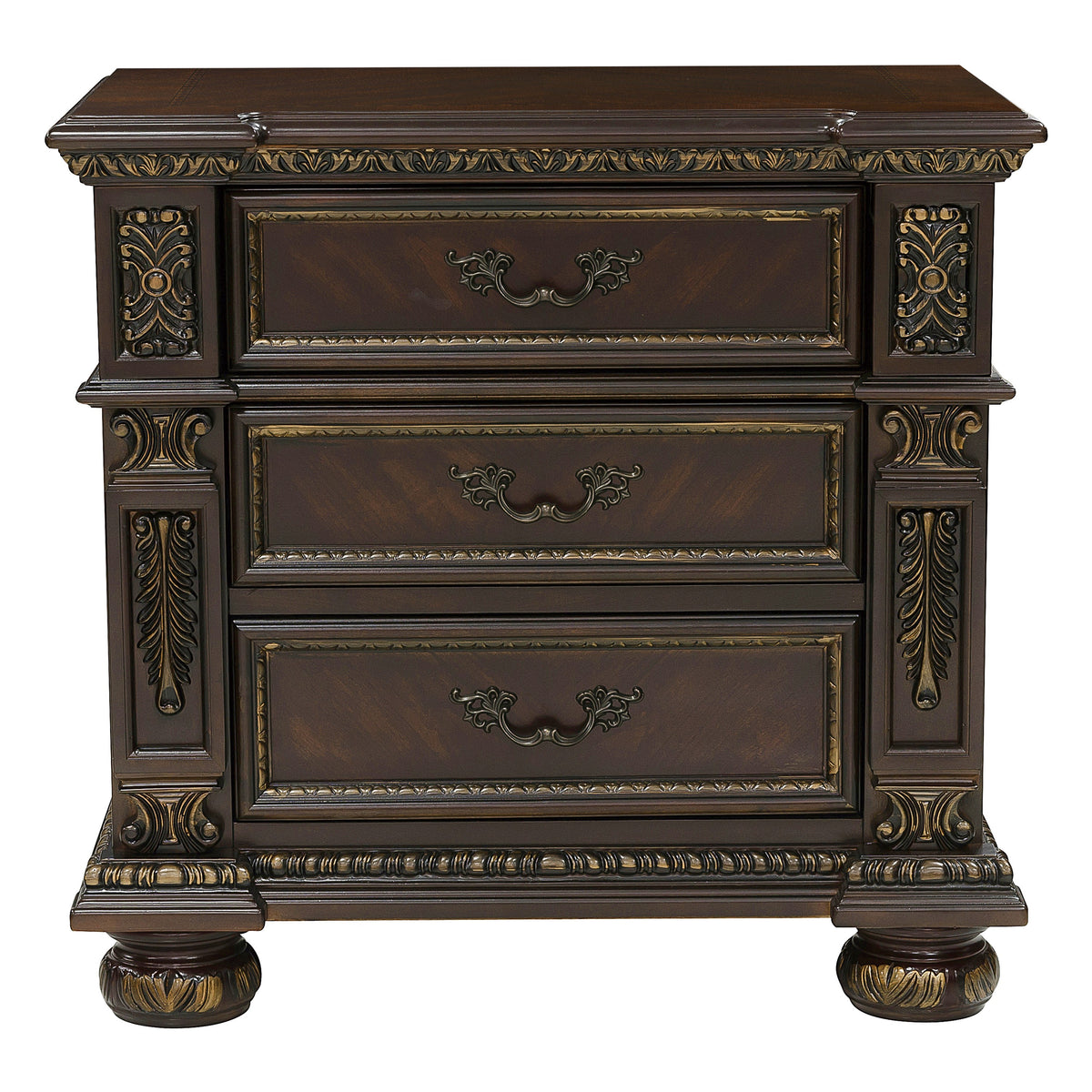 Catalonia Cherry Nightstand from Homelegance - Luna Furniture