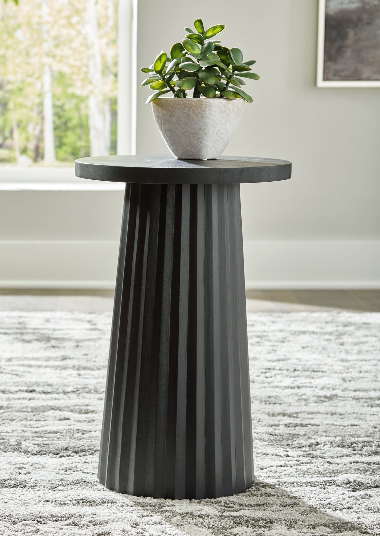 Ceilby Black Accent Table from Ashley - Luna Furniture
