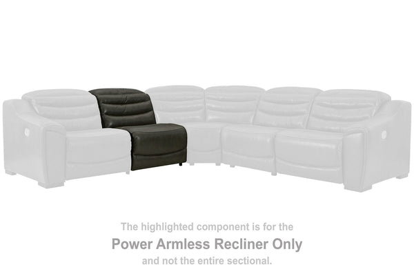 Center Line Dark Gray Power Armless Recliner