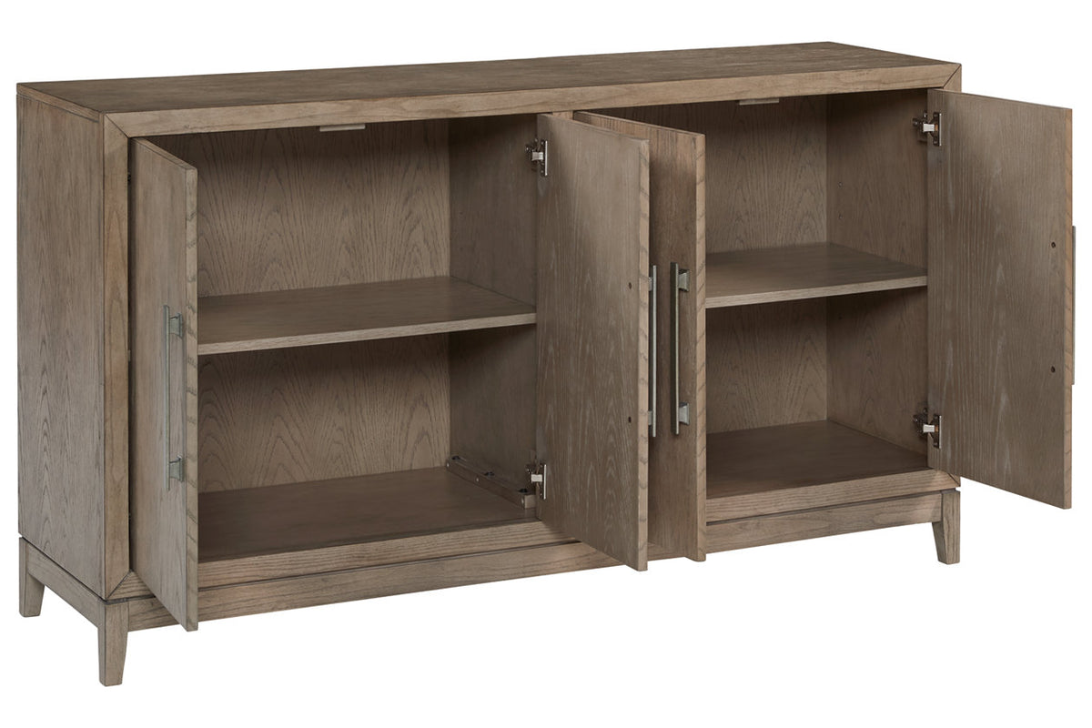 Chrestner Gray Dining Server from Ashley Furniture - Luna Furniture
