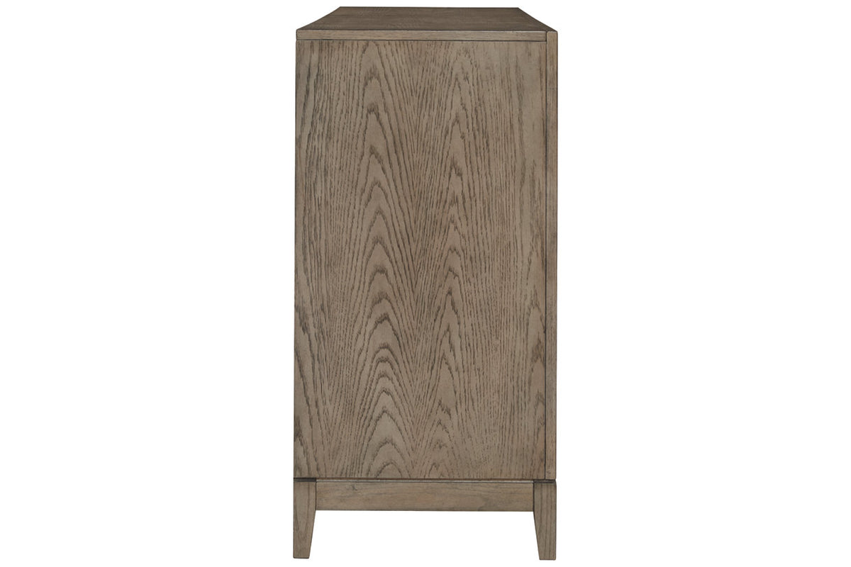 Chrestner Gray Dining Server from Ashley Furniture - Luna Furniture