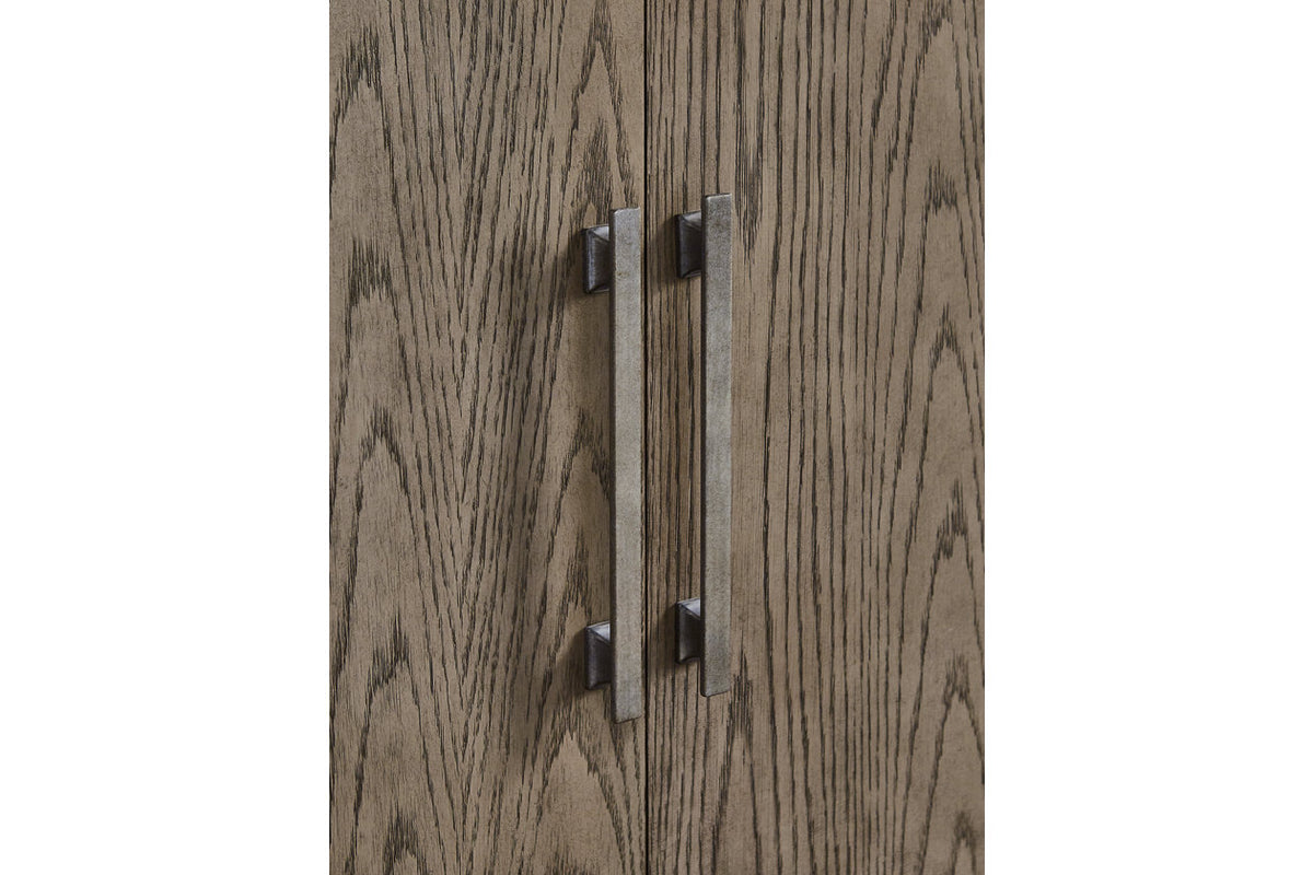Chrestner Gray Dining Server from Ashley Furniture - Luna Furniture