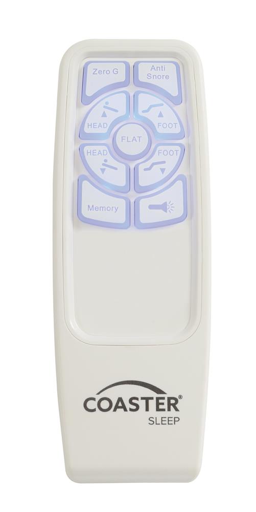 Clara Gray and Black Full Adjustable Bed Base from Coaster - Luna Furniture