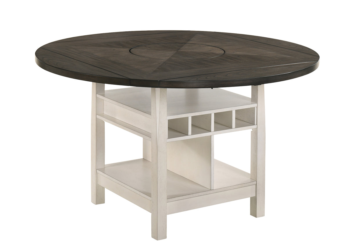 Conner Chalk/Gray Counter Height Table from Crown Mark - Luna Furniture