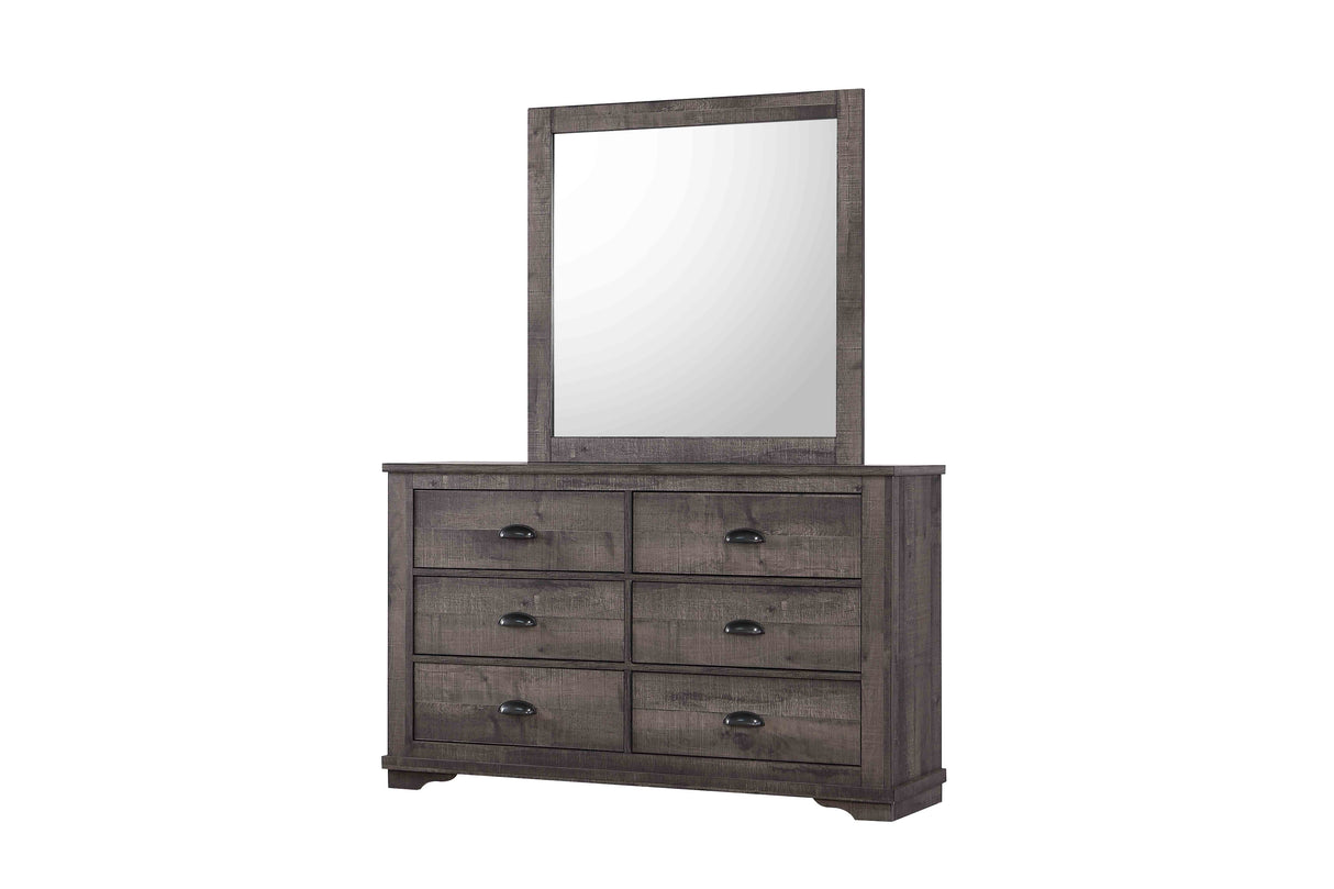 Coralee Gray Bedroom Mirror (Mirror Only) from Crown Mark - Luna Furniture