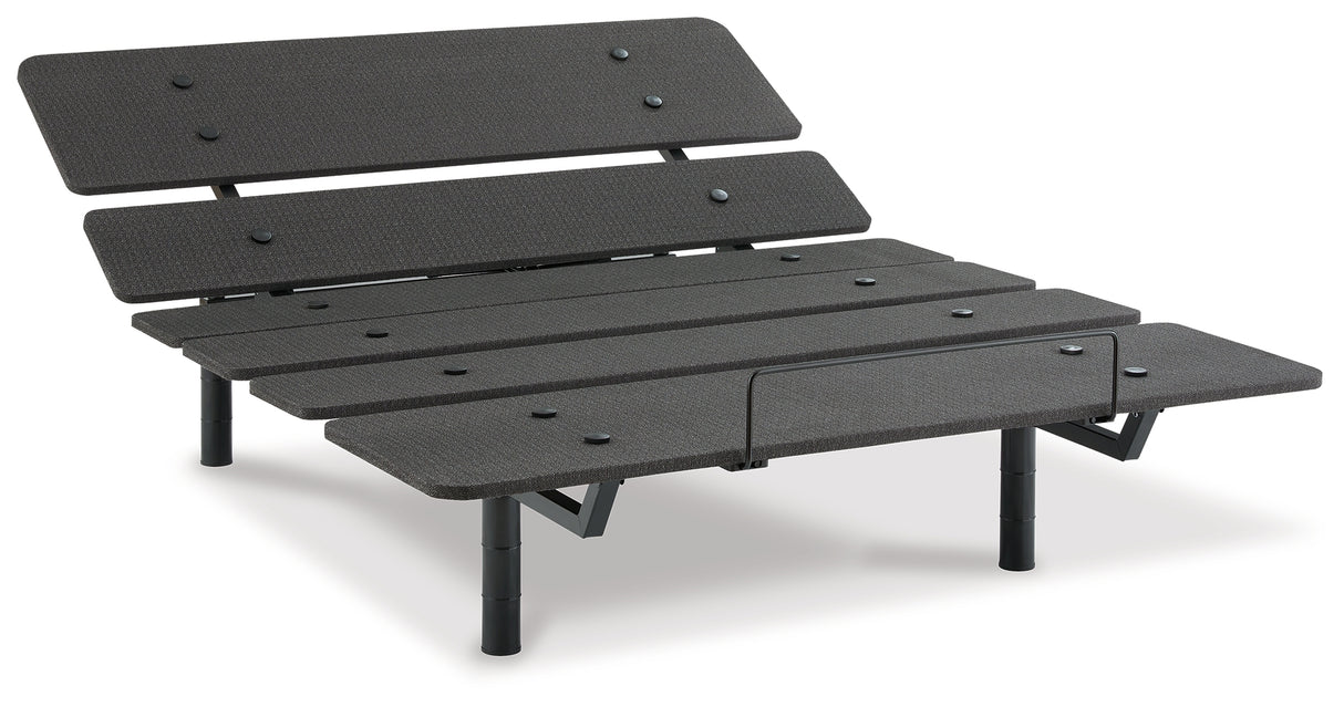 Cosmic Power Base Black California King Adjustable Base from Ashley Furniture - Luna Furniture