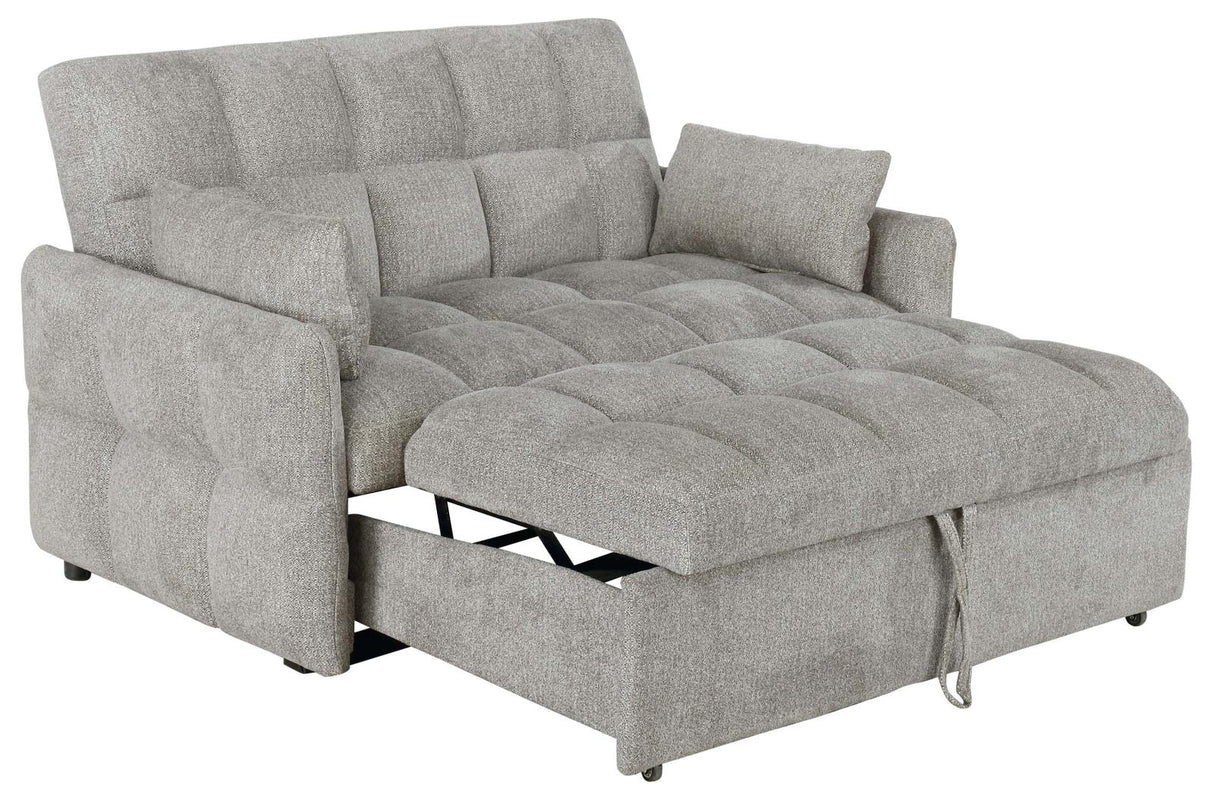 Cotswold Beige Tufted Cushion Sleeper Sofa Bed from Coaster - Luna Furniture